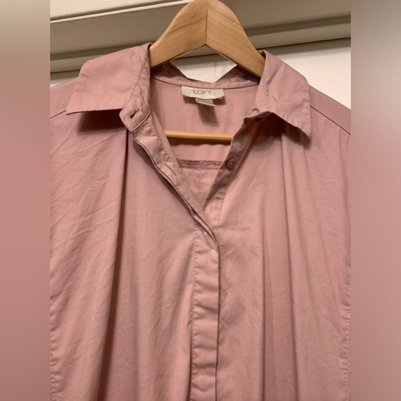 🌹 Dusty Rose Delight: Ann Taylor Loft Top - Basically a Hug in Fabric Form 🌹 - Picture 2 of 11